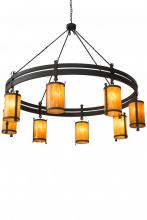  176848 - 84" Wide Beartooth 8 Light Chandelier