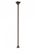  177365 - 4.5"Sq Mahogany Bronze Pendant Hardware