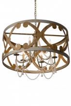  181314 - 36"W Pradelles 6 LT Chandelier