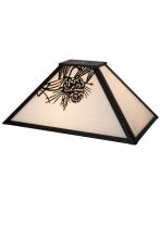 Meyda Green 182010 - 16" Long Mission Pine Cone Shade