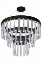  182328 - 60"W Aquagen Three Tier Chandelier