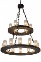 Meyda Green 182367 - 36"W Loxley 18 LT Two Tier Chandelier