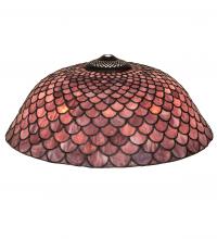  19491 - 16" Wide Tiffany Fishscale Shade