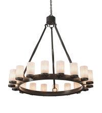  195604 - 48" Wide Noziroh Ring 18 LT Chandelier