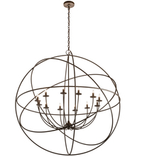  204082 - 54" Wide Atom Enerjisi 12 Light Chandelier