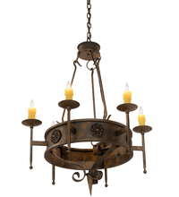  205030 - 30" Wide Lorenzo 6 Light Chandelier