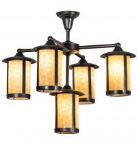 Meyda Green 218223 - 30" Wide Fulton 5 Light Chandelier