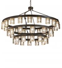 Meyda Green 231475 - 70" Wide Loxley Horizon Ring 44 Light Three Tier Chandelier..