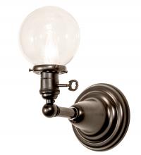 Meyda Green 253879 - 5" Wide Revival Globe Sconce