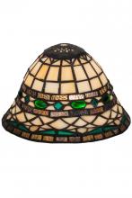 Meyda Green 26325 - 8" Wide Tiffany Roman Shade