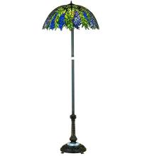  31113 - 60"H Tiffany Honey Locust Floor Lamp