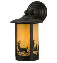 Meyda Green 32203 - 7.5"W Fulton Deer Creek Solid Mount Wall Sconce