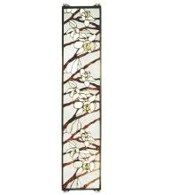  47887 - 9"W X 42"H Magnolia Stained Glass Window