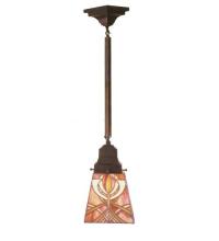  49139 - 5"Sq Glasgow Bungalow Mini Pendant.609