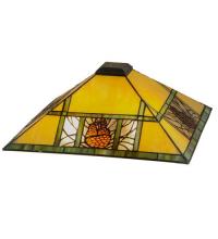  50901 - 17"Sq Pinecone Ridge Shade