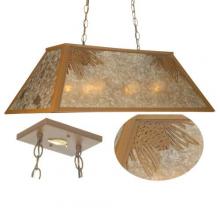 Meyda Green 66416 - 33"L Mountain Pine Oblong Pendant