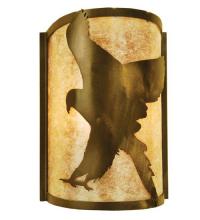  68187 - 8"W Flying Hawk Left Wall Sconce.