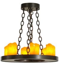 Meyda Green 69637 - 18" Wide Loxley 6 Light Chandelier