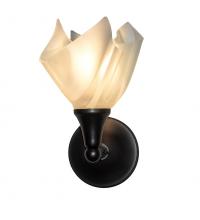  71397 - 9" Wide Metro Blanco Swirl Wall Sconce