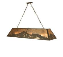 Meyda Green 72323 - 61" Long Mountain Range Oblong Pendant