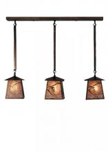 Meyda Green 82389 - 36" Long Whispering Pines 3 LT Island Pendant