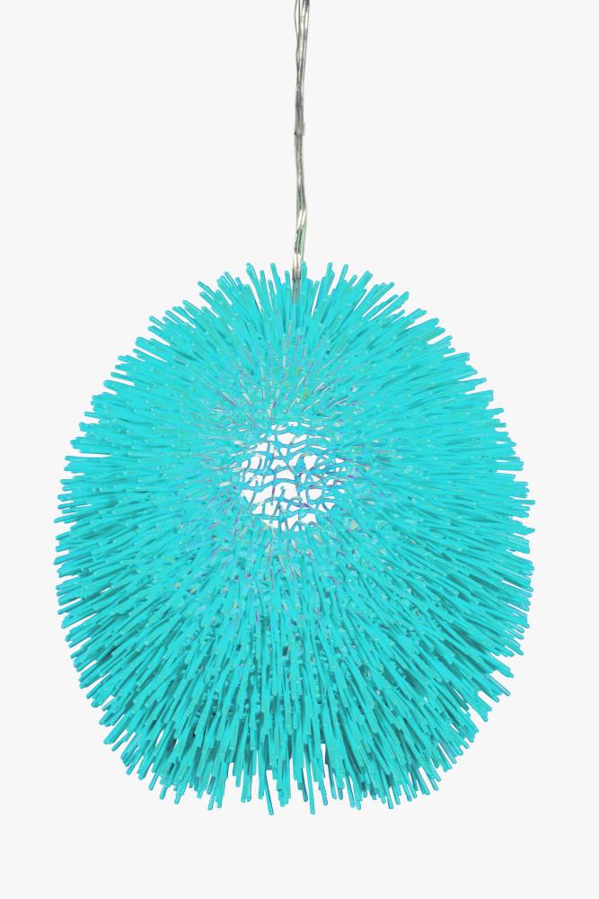 Urchin 1-Lt Pendant - Aqua Velvet