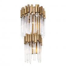  309W02LHG - Matrix 2-Lt 2-Tier Sconce - Havana Gold