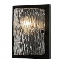  376W01BL - Morgan 1-Lt Sconce - Black