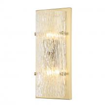  376W02SB - Morgan 2-Lt Sconce - Satin Brass