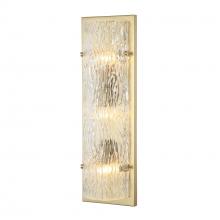  376W03SB - Morgan 3-Lt Sconce - Satin Brass