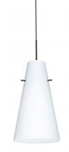  1JC-412407-LED-BR - Besa Cierro LED Pendant Opal Matte Bronze 1x9W LED