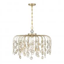  1-3598-6-127 - Irina 6-Light Chandelier in Noble Brass