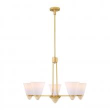  1-7265-5-322 - Kohlman 5-Light Chandelier in Warm Brass