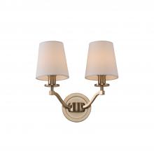 Kalco 518921BCG - Curva 2 Lt Wall Sconce