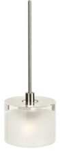  PD065FRSNN3M - Pendant Elise Crystal Frost Satin Nickel MR11 Halogen 35W Monopoint Canopy