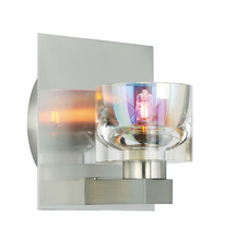 Stone Lighting WB065ABSNG9L3 - Wall Bracket Elise Crystal Prismatic Satin Nickel LED G9 3W