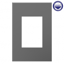  AWP1G3MG4 - adorne® Magnesium One-Gang-Plus Screwless Wall Plate with Microban®