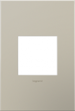  AWC1G2SN4 - adorne® Satin Nickel One-Gang Screwless Wall Plate