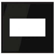  AWC2GBLN4 - adorne® Black Nickel Two-Gang Screwless Wall Plate