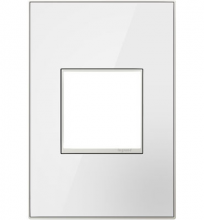  AWM1G2MWW4 - adorne® Mirror White-on-White One-Gang Screwless Wall Plate