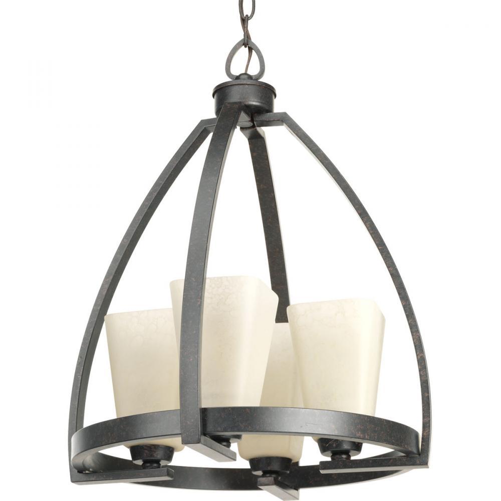 Ridge Collection Four-Light Chandelier