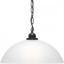  P500149-020 - Classic Dome Collection One-Light Antique Bronze Transitional Pendant