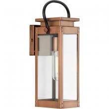  P560004-169 - Union Square One-Light Small Antique Copper Urban Industrial Outdoor Wall Lantern