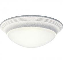  P3688-30 - One-Light Alabaster Glass 11-1/2" Close-to-Ceiling