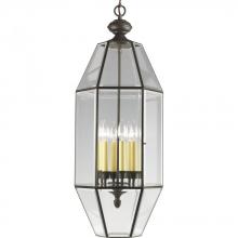 Progress P3779-20 - Bound Beveled Glass Six-Light Foyer Pendant