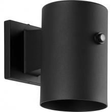  P550101-031-30 - 5" Black LED Outdoor Aluminum Wall Mount Cylinder with Photocell