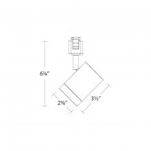 WAC US J-7012-CS-WT - Ocularc 7012 - 5CCT Track Luminaire