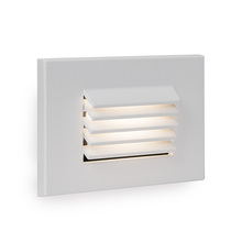 WAC US WL-LED120-AM-WT - LED Horizontal Louvered Step and Wall Light