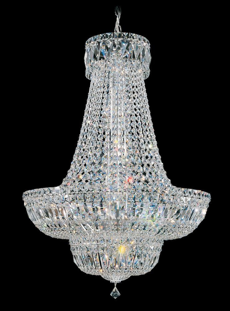 Petit Crystal Deluxe 23 Light 120V Pendant in Aurelia with Radiance Crystal