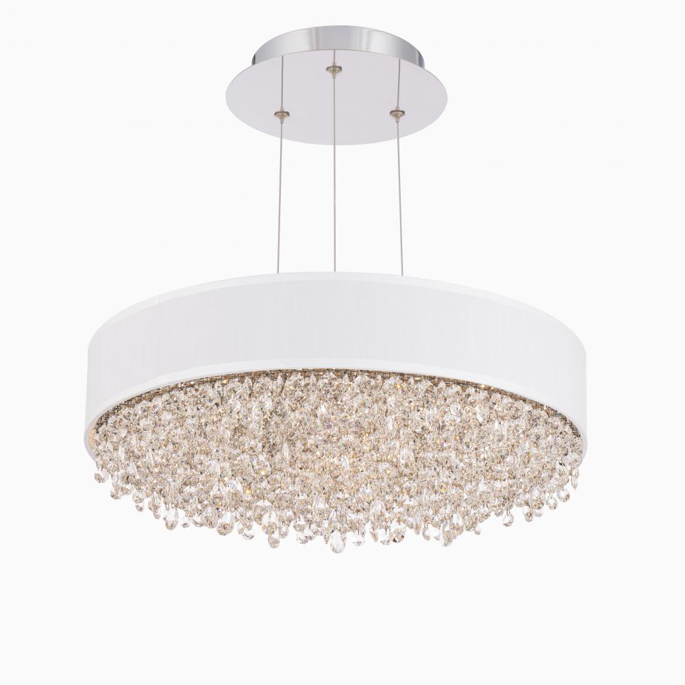 Eclyptix LED 19IN 3000K/3500K/4000K 120V Pendant in Polished Stainless Steel with Radiance Smooth